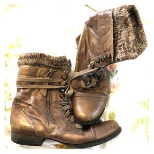 Steve Madden combat boots